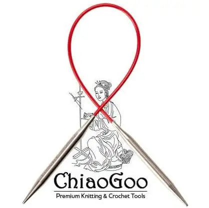 40 cm ChiaoGoo Red Lace